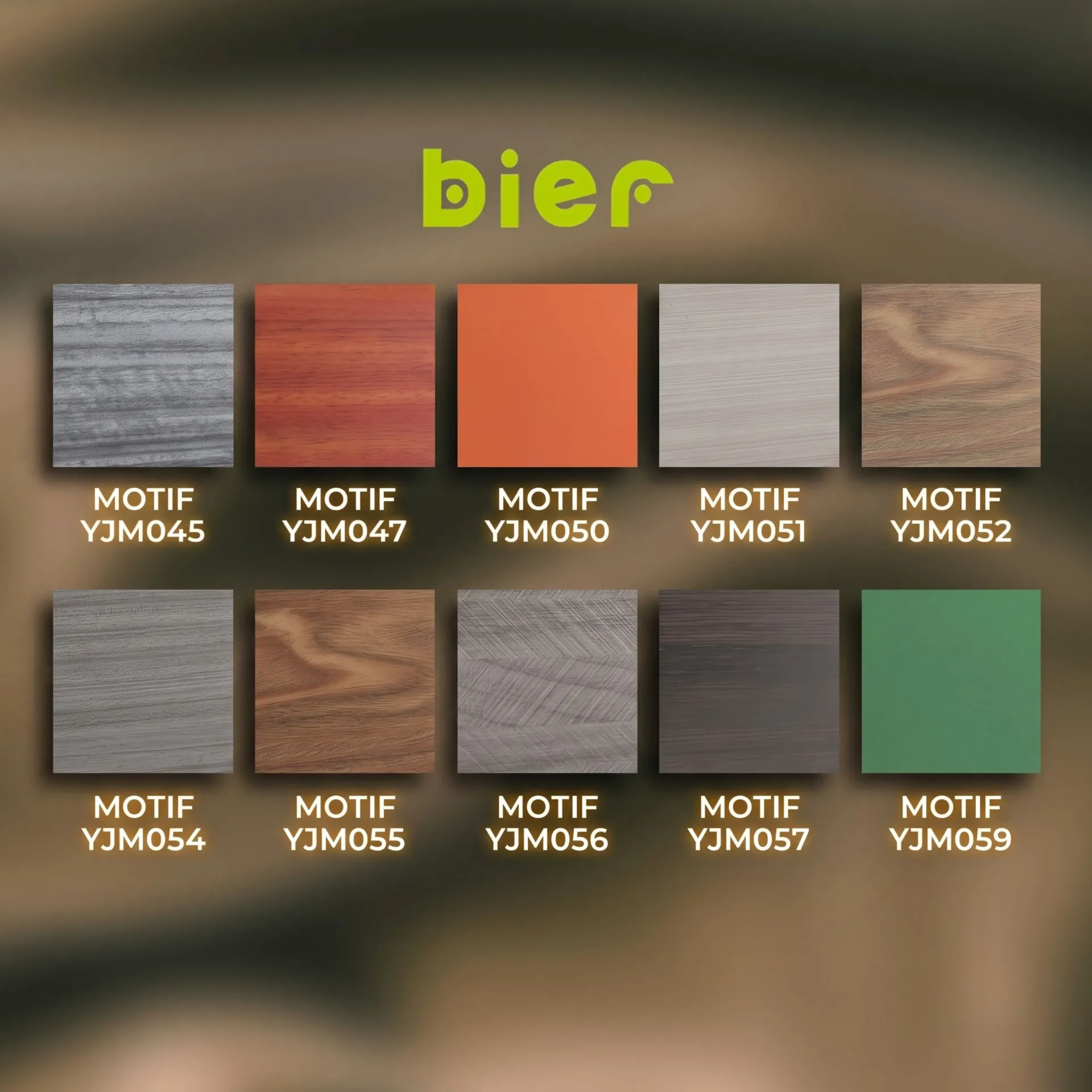 Papan PVC YJM Wood Series 12MM